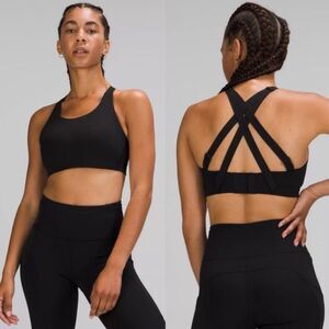 Lululemon Energy Bra Black High Support 38D